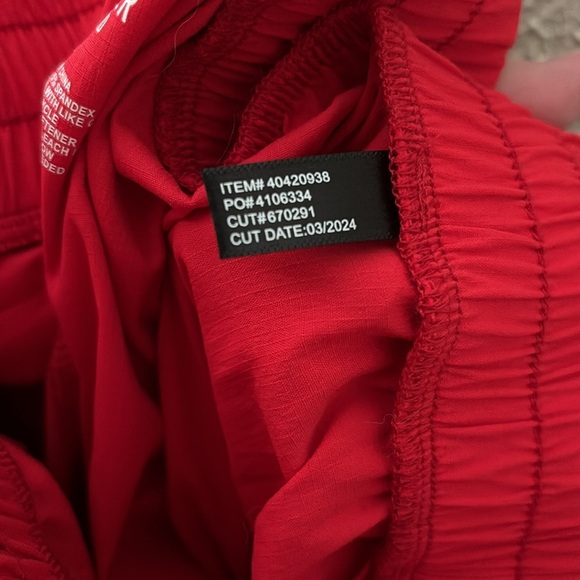 Women’s Torrid Happy Camper Ripstop Active Cargo Short With Zip 1X 14/16 Red - Picture 9 of 10